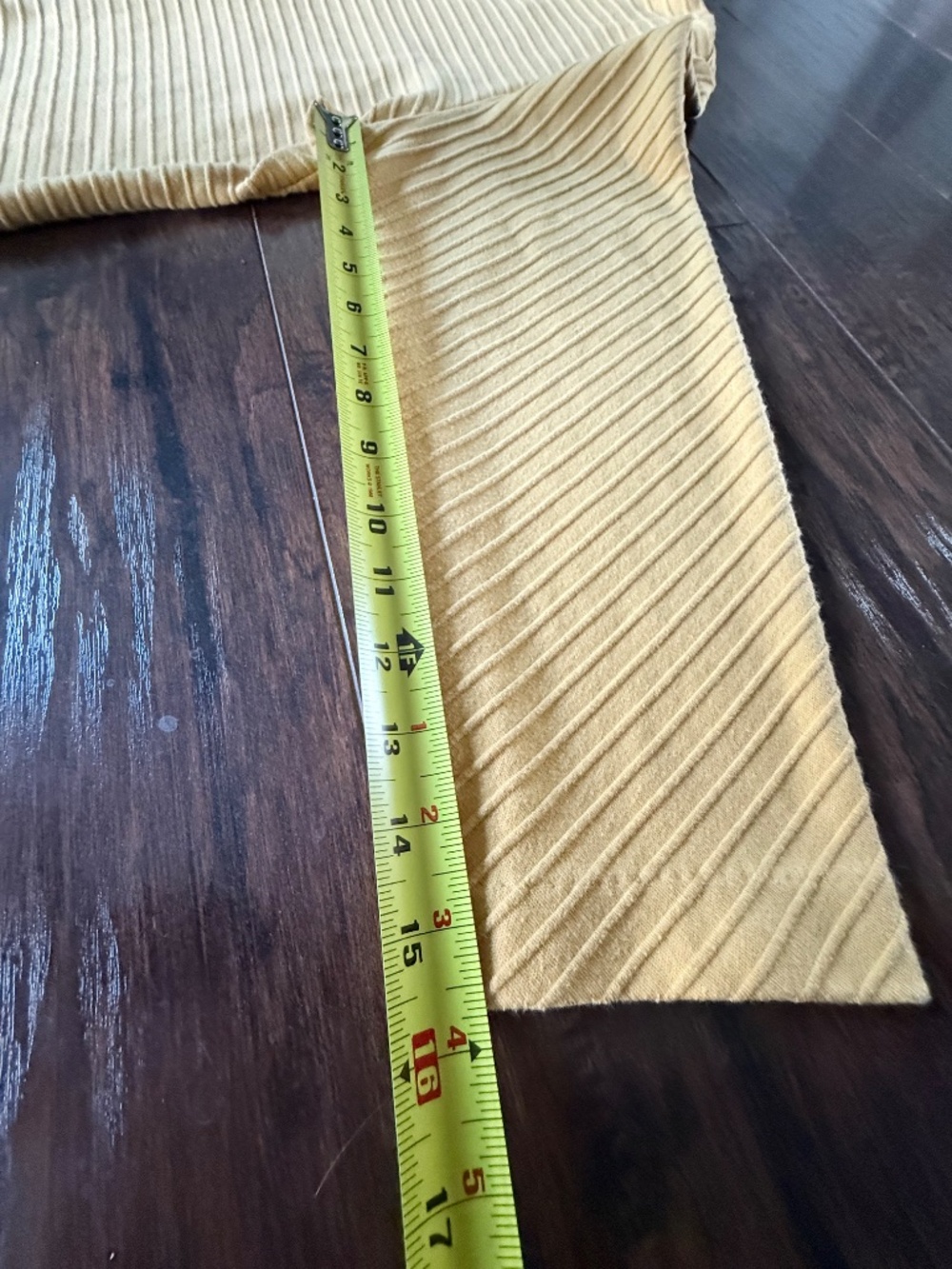 JM Collection Yellow Ribbed Knit Button Front Jacket Approx. L Stretch - Picture 8 of 10